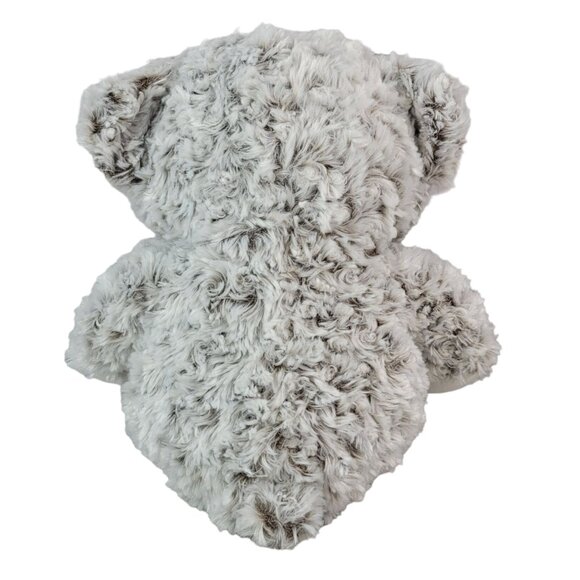 FAO Schwarz Classic Bear Plush Brown 17" Mottle Bow Tie Smiling Curly Swirl 2017 - Picture 5 of 11